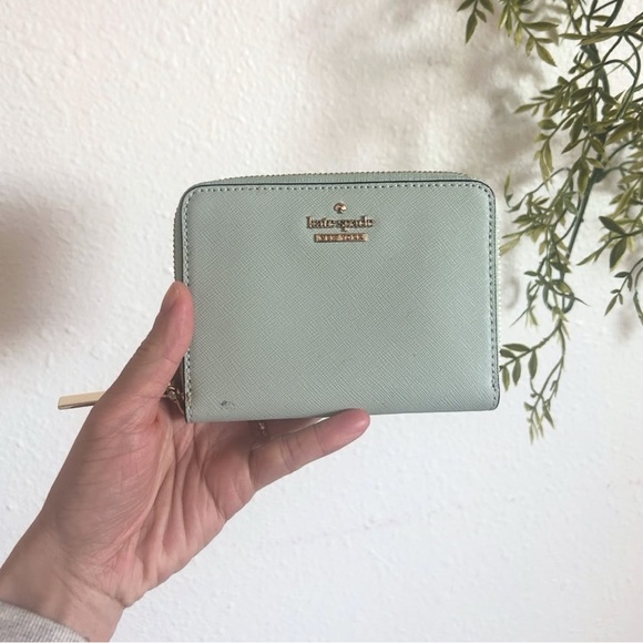 kate spade Accessories - Kate Spade Cameron Street Lainie Wallet Card Case in Misty Mint Color